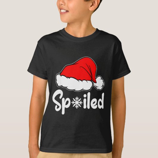 T-shirt Siled Broke Santa Hat Christmas Matching Pajamas  (Devant)