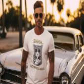 T-shirt Silence Whimsical Zebra-Striped Chats Jouer Gag