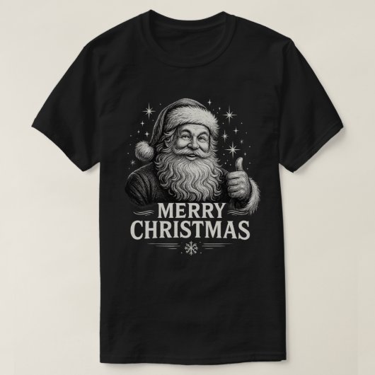 T-shirt Silent Cabin — Christmas in Stillness (Design devant)