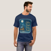 T-Shirt Silent Night, Holy Night (Voorkant volledig)