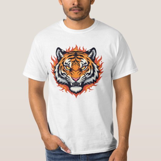 T-shirt Silent Tiger – Precision and Power (Devant)
