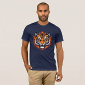 T-shirt Silent Tiger – Precision and Power (Devant entier)