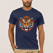T-shirt Silent Tiger – Precision and Power (Devant)