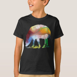 T-shirt Silhouette abstraite de Babirusa