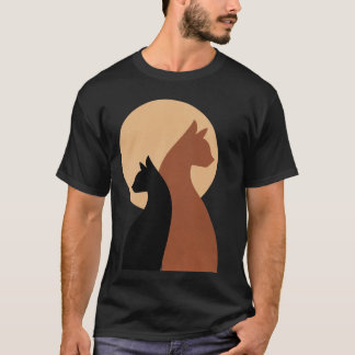 T-Shirt Silhouette Animale Minimaliste Kangourou &