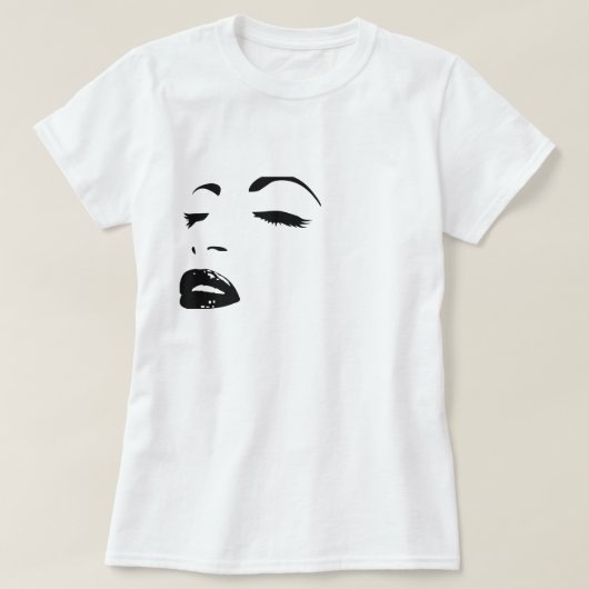 T-shirt silhouette beauté (Design devant)