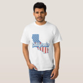 T-shirt Silhouette California Stars & Stripes (Devant entier)
