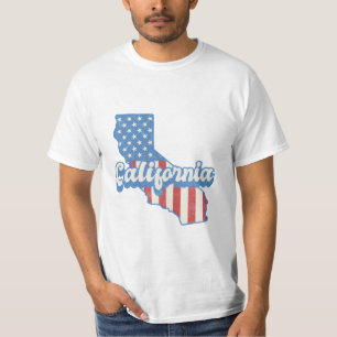 T-shirt Silhouette California Stars & Stripes