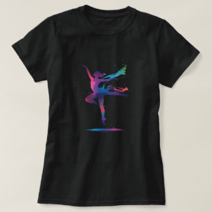 T-shirt Silhouette colorée - Aquarelle vive