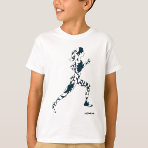 T-shirt Silhouette courante - florale