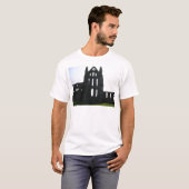 T-shirt Silhouette d'abbaye de Whitby (Devant entier)