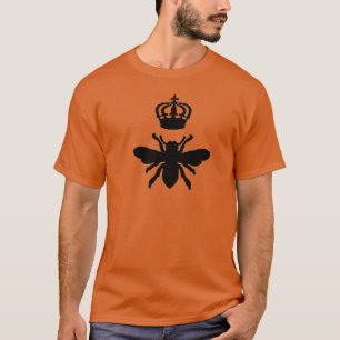 T-shirt Silhouette d'abeille de la reine Vintage