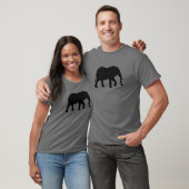 T-shirt Silhouette d'Afrique (Unisexe)