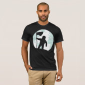 T-shirt Silhouette d'astronaute (Devant entier)