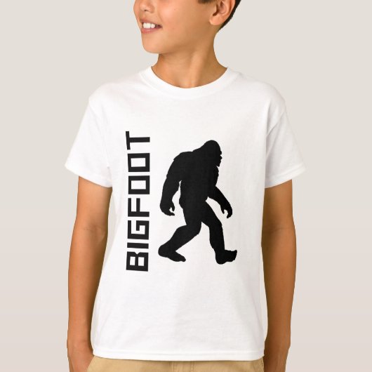 T-shirt Silhouette de Bigfoot (Devant)