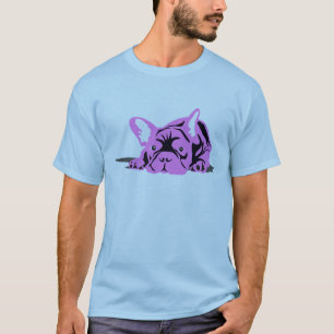 T-shirt Silhouette de Bouledogue Français