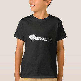 T-shirt Silhouette de calmar