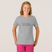 T-shirt Silhouette de campeur heureux (Devant entier)