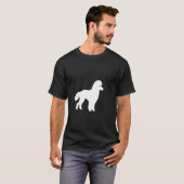T-shirt Silhouette de caniche (Devant entier)
