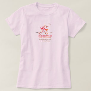T-shirt Silhouette de caniche Dogtrovert