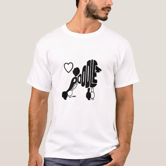 T-SHIRT SILHOUETTE DE CANICHES (Devant)