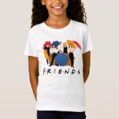 T-Shirt Silhouette de caractères FRIENDS™ (Devant)