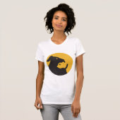 T-shirt Silhouette de chat et de chien (Devant entier)