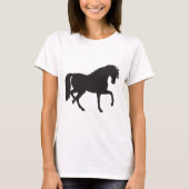 T-shirt Silhouette de cheval (Devant)