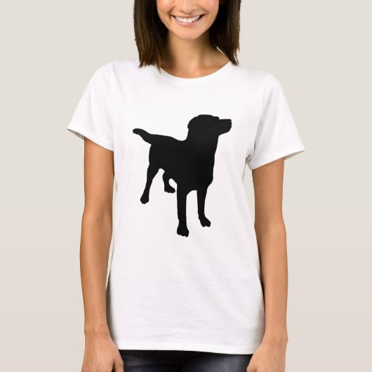 T-shirt Silhouette de chien (Devant)