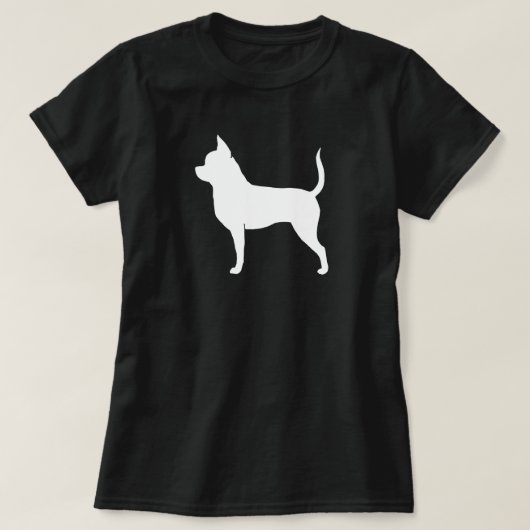 T-shirt Silhouette de chiwawa (Design devant)