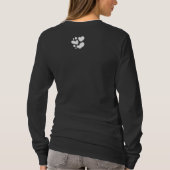 T-shirt Silhouette de deux cygnes dans l'eau (Dos)