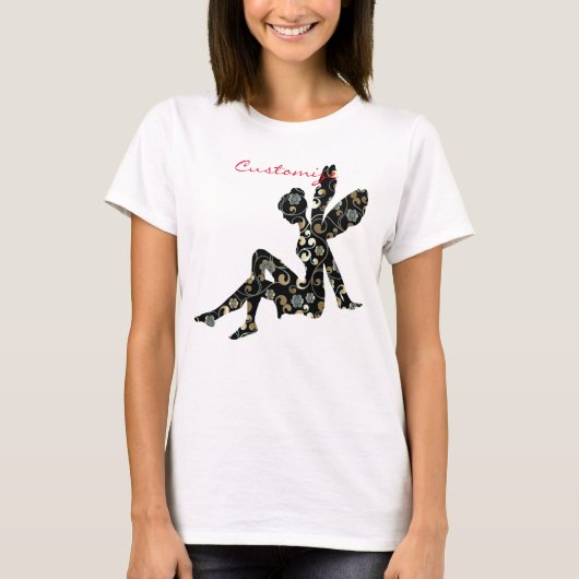 T-shirt Silhouette de fée Thunder_Cove (Devant)