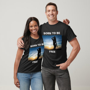 T-SHIRT SILHOUETTE DE FILLE AU SOLEIL