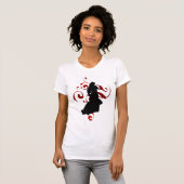 T-shirt Silhouette de flamenco (Devant entier)