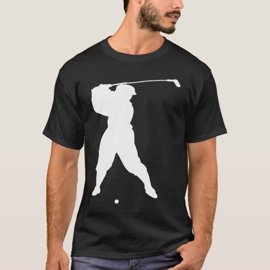 T-shirt Silhouette de Golfer (Devant)