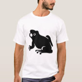 T-shirt Silhouette de grenouille (Devant)