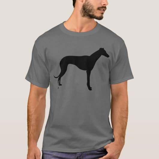 T-shirt Silhouette de Greyhound (Devant)