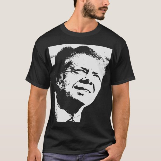 T-shirt Silhouette de Jimmy Carter (Devant)