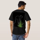 T-shirt Silhouette de Kangaroo (Dos entier)