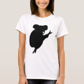 T-shirt Silhouette de koala (Devant)