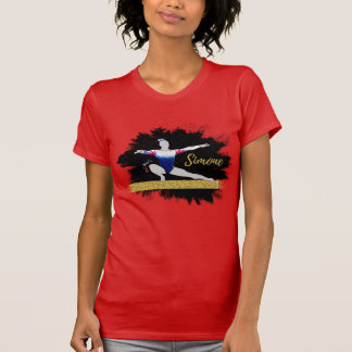 T-shirt Silhouette de la gymnaste olympique