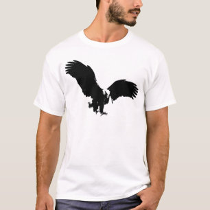 T-shirt Silhouette de l'aigle chauve