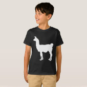T-shirt Silhouette de lama (Devant entier)