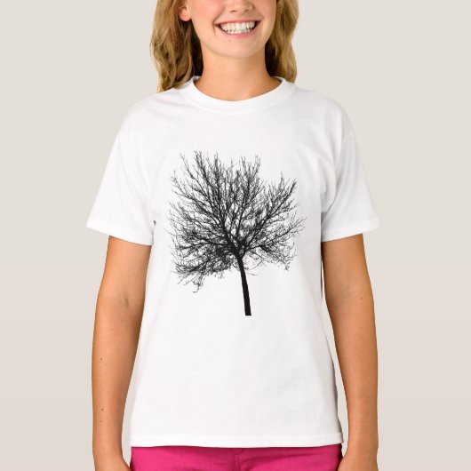 T-shirt Silhouette de l'arbre (Devant)