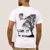T-shirt silhouette de l'arbre esthétique (Dos)