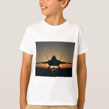Silhouette de l'avion militaire