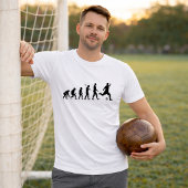 T-shirt Silhouette de l'évolution du football ; Évolution 