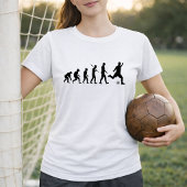 T-shirt Silhouette de l'évolution du football ; Évolution 