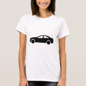 T-shirt Silhouette de limousine (Devant)