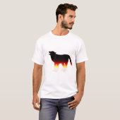 T-shirt Silhouette de loup (Devant entier)